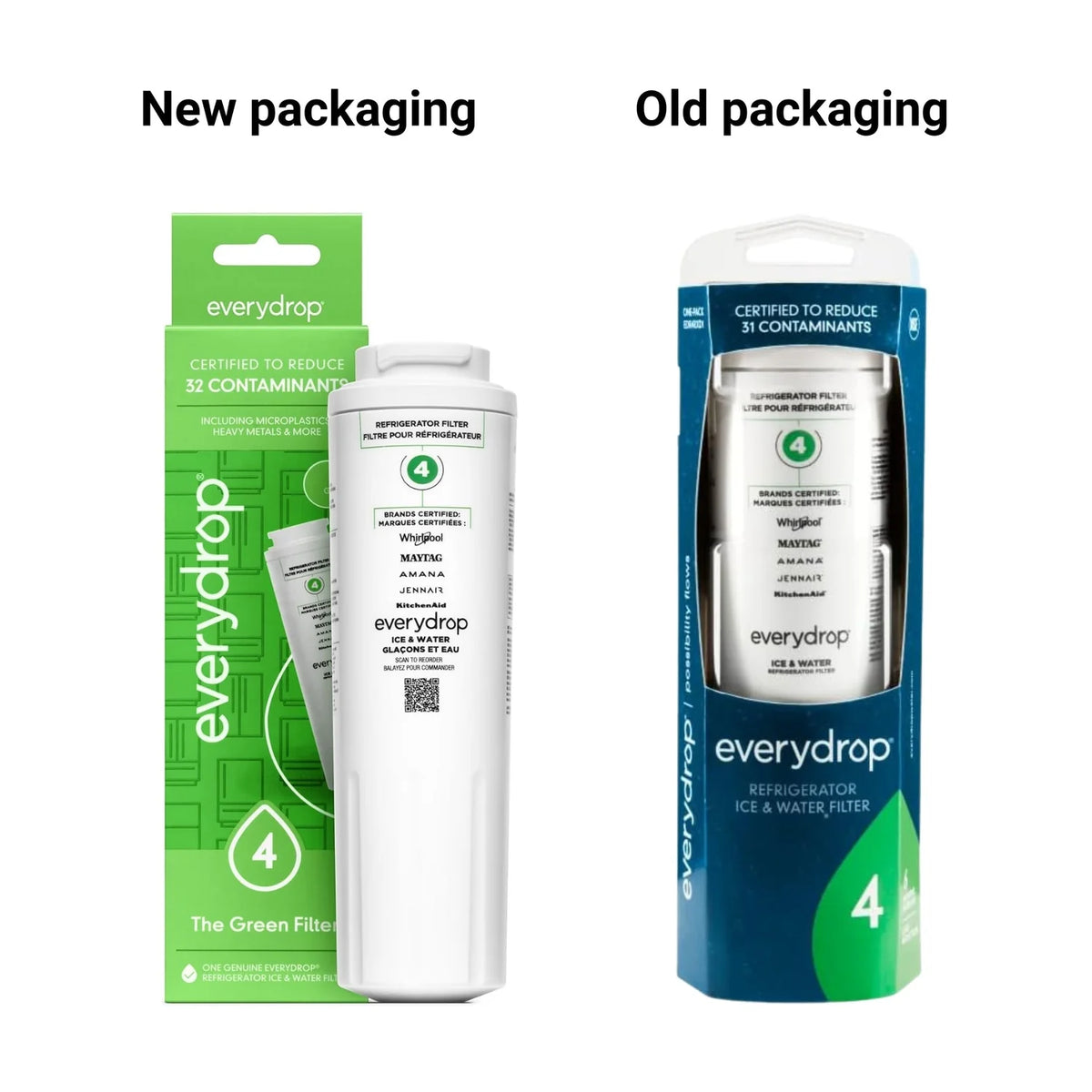 EveryDrop® EDR4RXD1 Filter 4 | Refrigerator Water Filter – UKF8001