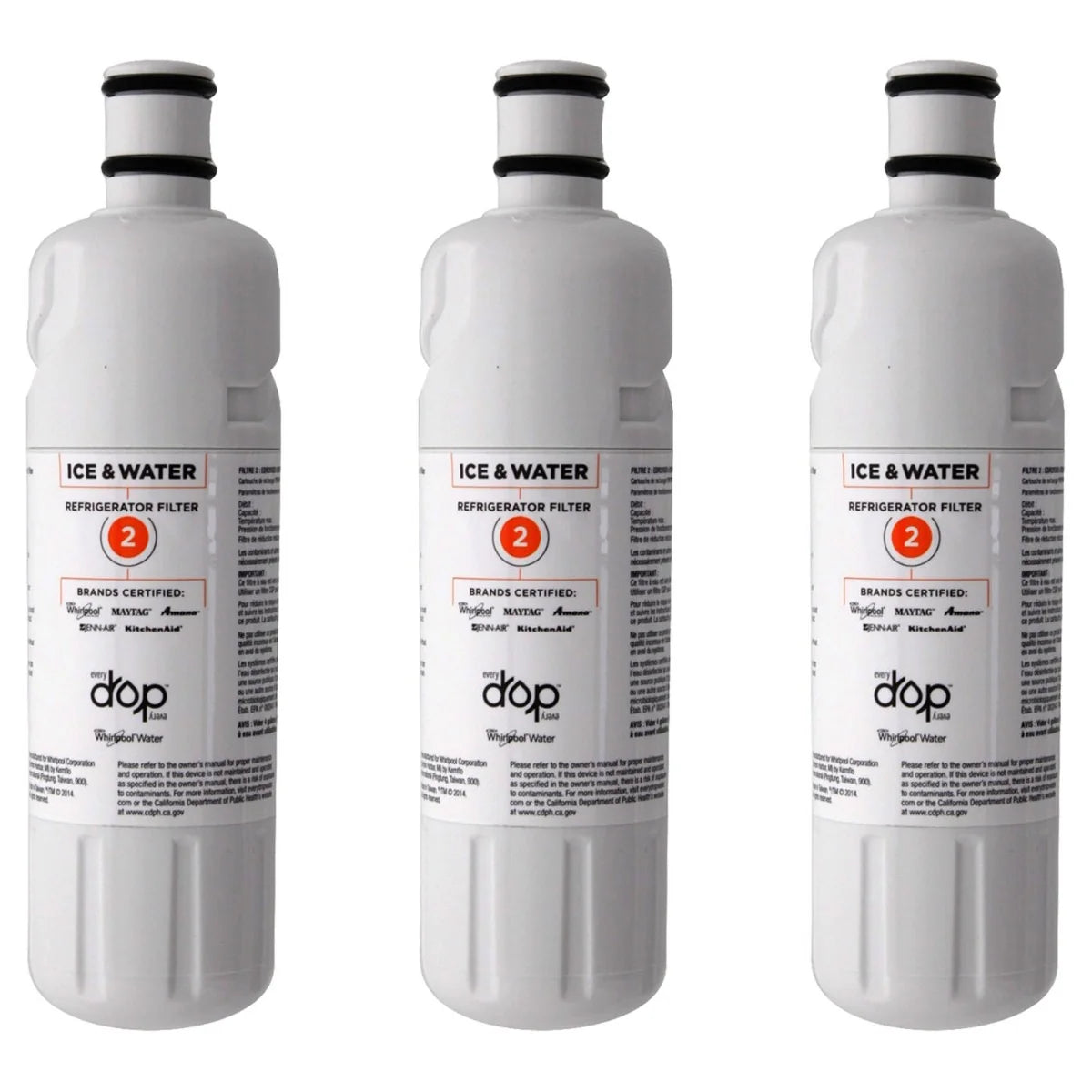 Whirlpool® W10413645A Filter 2 Refrigerator Water Filter