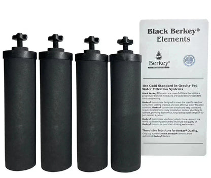 BB9-2 Black Berkey® Water Filter Replacement Elements –4 Pack