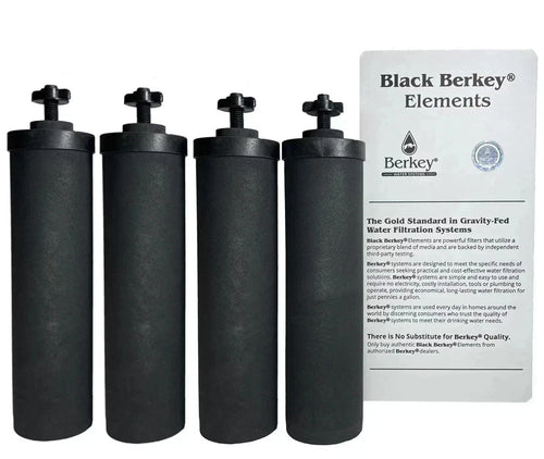 BB9-2 Black Berkey® Water Filter Replacement Elements –4 Pack