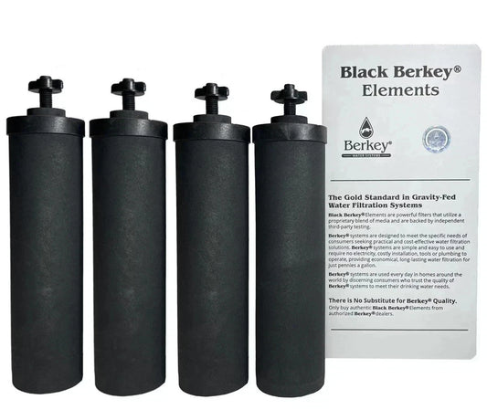 BB9-2 Black Berkey® Water Filter Replacement Elements –4 Pack
