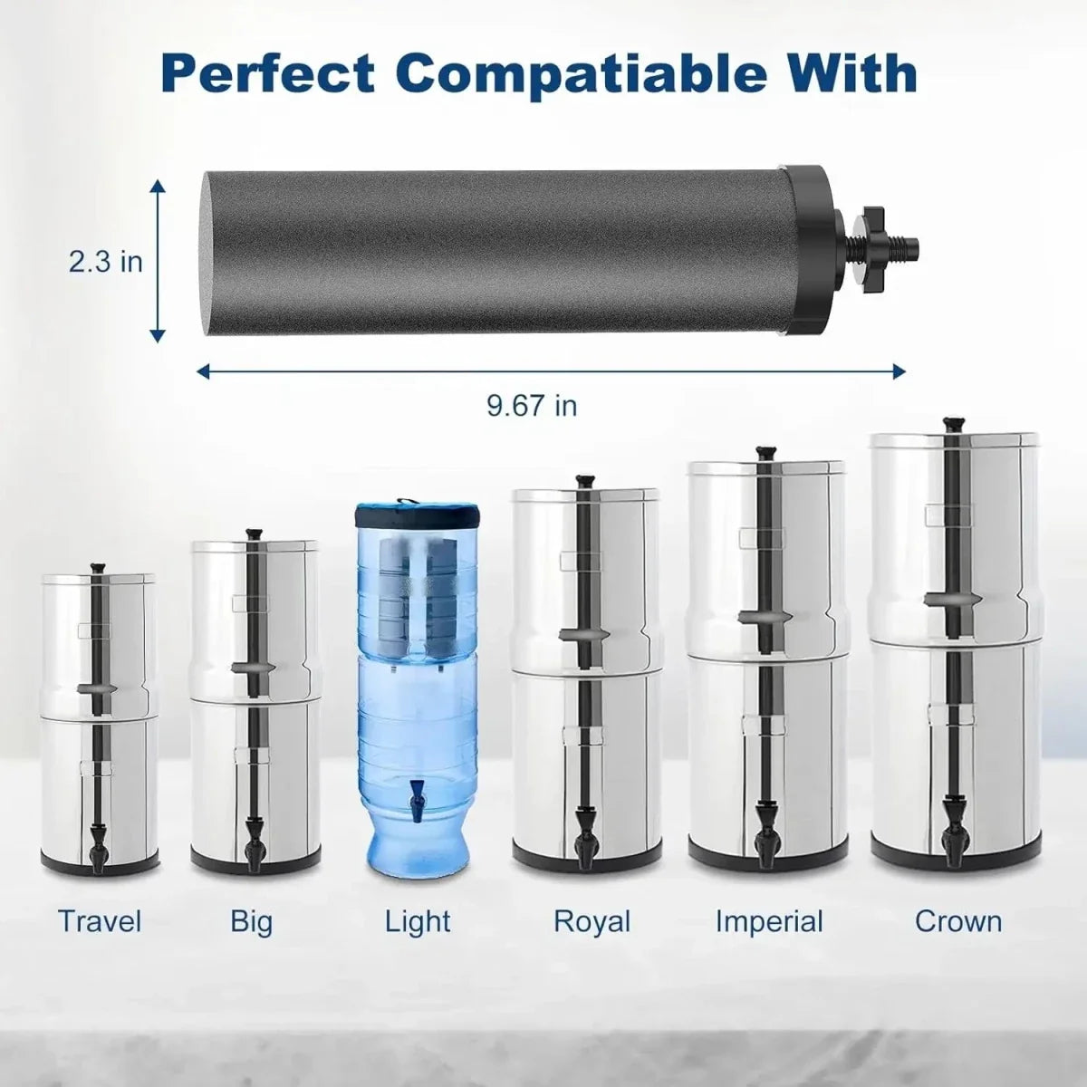 Black Berkey® BB9-2 Water Filter Elements